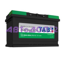 АКБ 80 TAB Eco Dry AGM обратная полярность